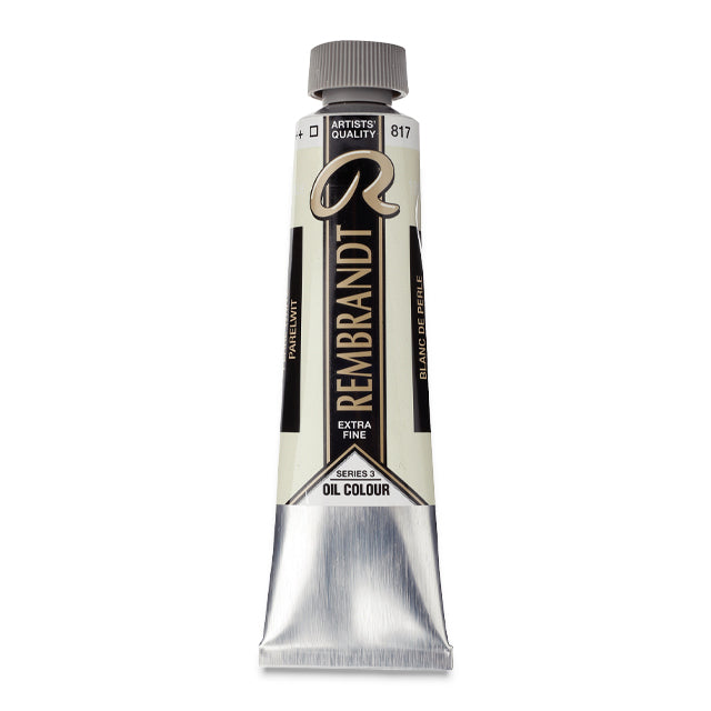 Rembrandt Artists' Oil Color, Pearl White, 40 ml.