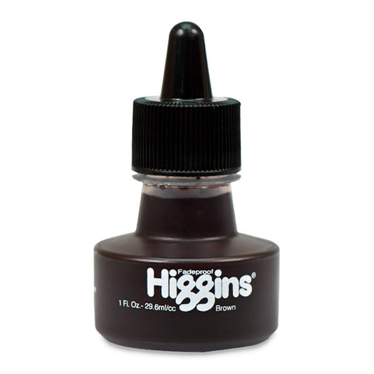 Drawing Ink, Brown, 1 oz. Bottle