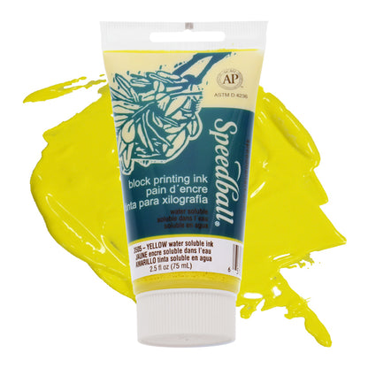 Block Printing Ink, Yellow, 2-1/2 oz. tube