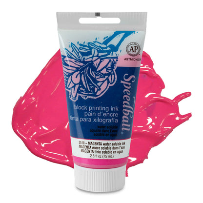 Block Printing Ink, Magenta, 2-1/2 oz. tube