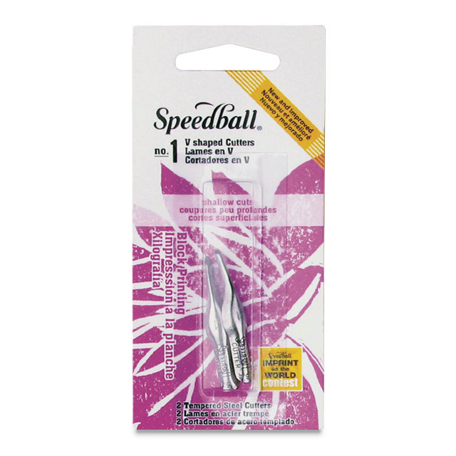 Speedball Linoleum Cutter - No. 1 Small V, 2 Pack