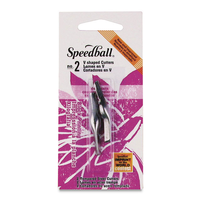 Speedball Linoleum Cutter - No. 2 Large V, 2 Pack