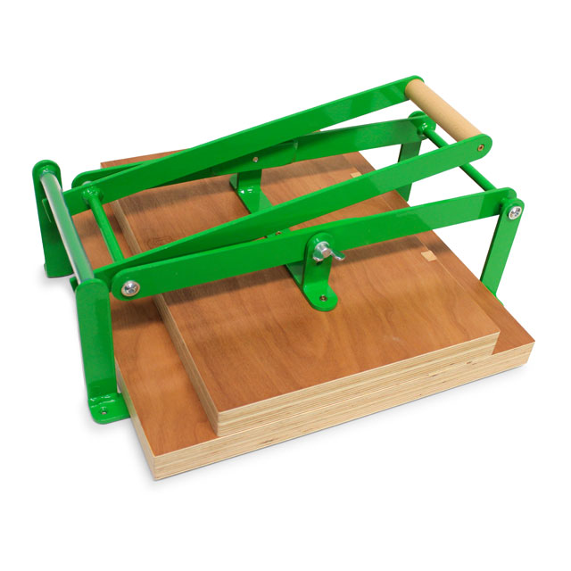 Hand Lino Press - A3 Wide Base, 11-3/4" x 16-1/2", Emerald Green