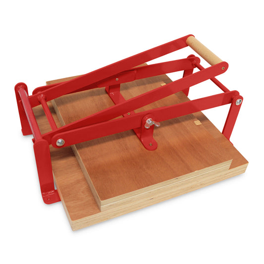 Hand Lino Press - A3 Wide Base, 11-3/4" x 16-1/2", Red