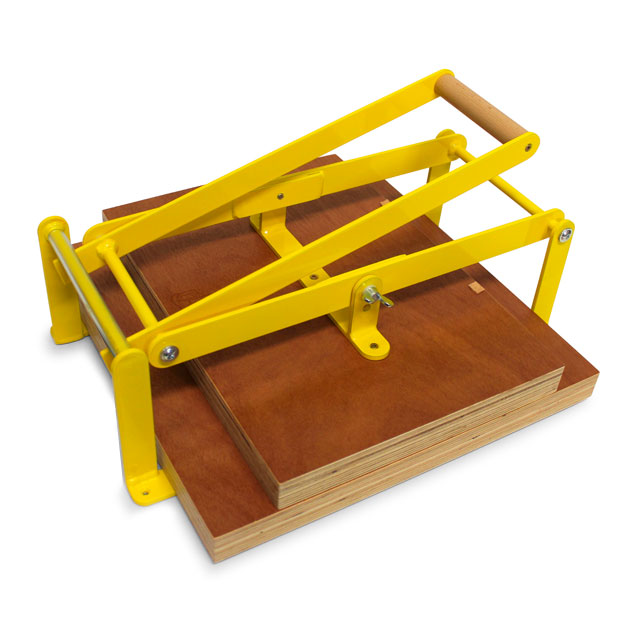 Hand Lino Press - A3 Wide Base, 11-3/4" x 16-1/2", Yellow