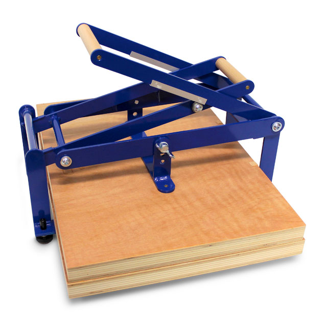 Hand Lino Press - A2, 16-1/2" x 23-3/8", Blue