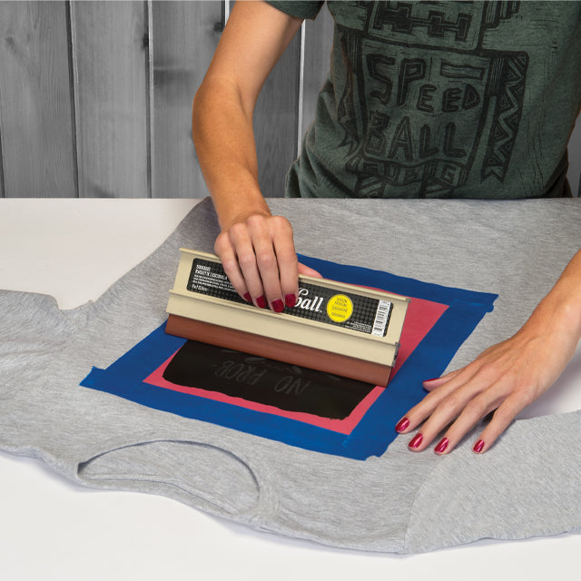 Screen Printing on T-Shirt with a Speed Screen (Squeegee and Ink Sold Separately)