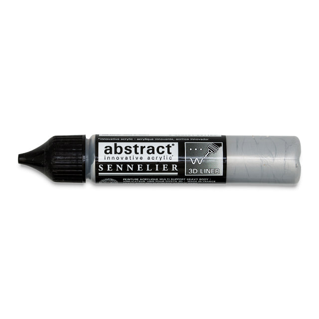 Sennelier Abstract 3D Liner - Iridescent Silver, 27 ml