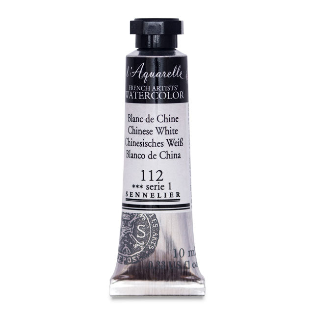 Sennelier French Artists' Watercolor, Chinese White, 10 ml.