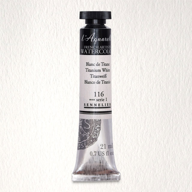 Artists' Watercolor, Titanium White, 21 ml.