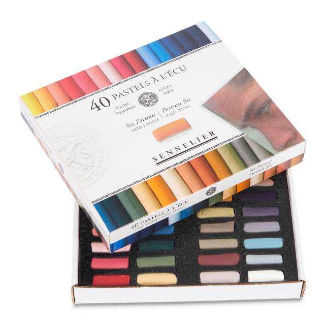 Set of 40, Portrait Colors, Half-Sticks