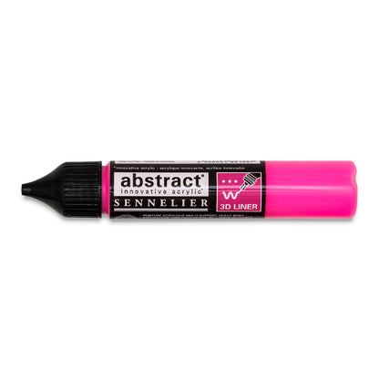 Sennelier Abstract 3D Liner - Fluorescent Pink, 27 ml