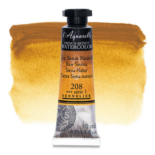 Artists' Watercolor, Raw Sienna, 10 ml.