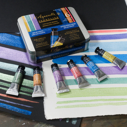 Artists' Watercolor Set, Iridescent Set of 6