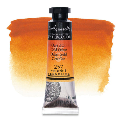 Artists' Watercolor, Gold Ochre, 10 ml.