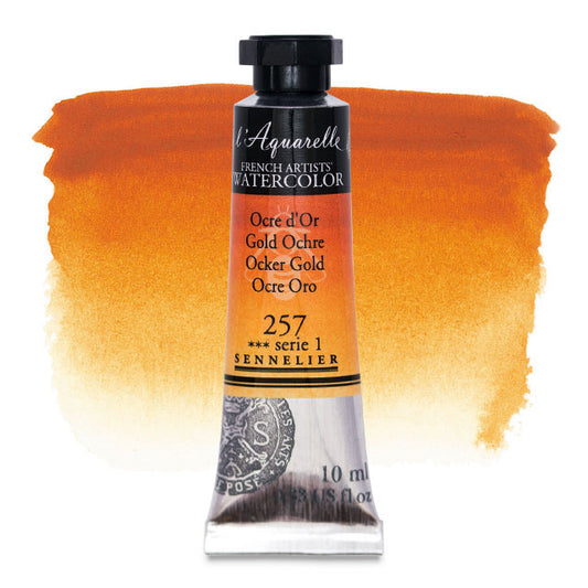 Artists' Watercolor, Gold Ochre, 10 ml.