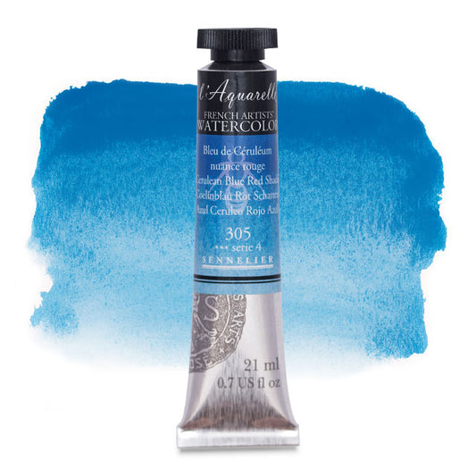 Artists' Watercolor, Cerulean Blue Red Shade, 21 ml.