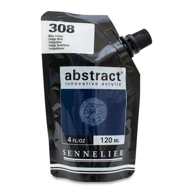 Sennelier Abstract Acrylic, Indigo, 120 ml.