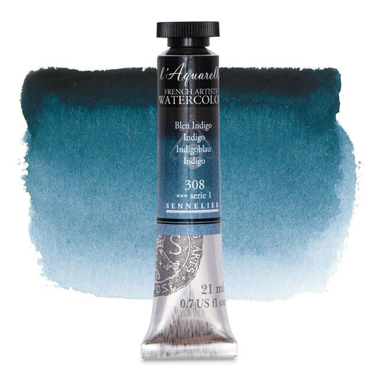 Artists' Watercolor, Indigo, 21 ml.