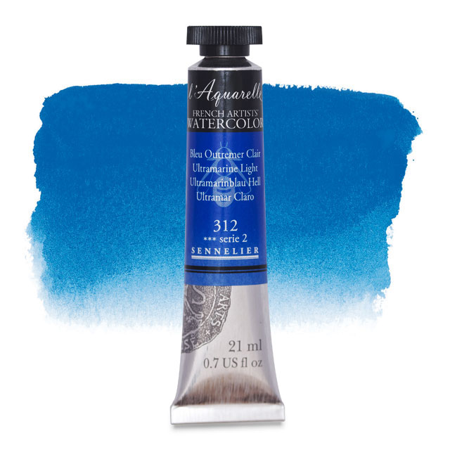 Artists' Watercolor, Ultramarine Light, 21 ml.