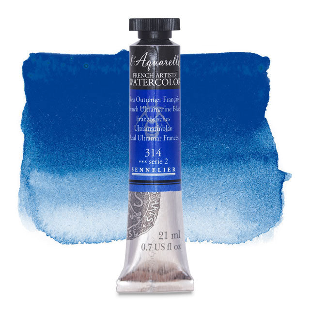 Artists' Watercolor, French Ultramarine Blue, 21 ml.