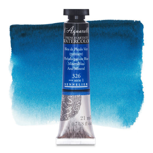 Artists' Watercolor, Phthalo Blue, 21 ml.