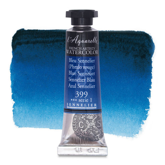 Artists' Watercolor, Blue Sennelier, 10 ml.