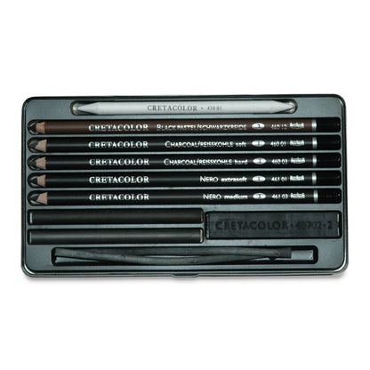 Noir Charcoal Drawing Set