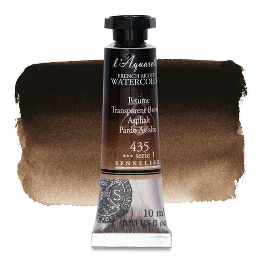 Artists' Watercolor, Transparent Brown, 10 ml.