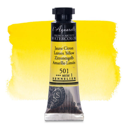 Artists' Watercolor, Lemon Yellow, 10 ml.