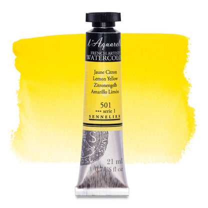 Artists' Watercolor, Lemon Yellow, 21 ml.