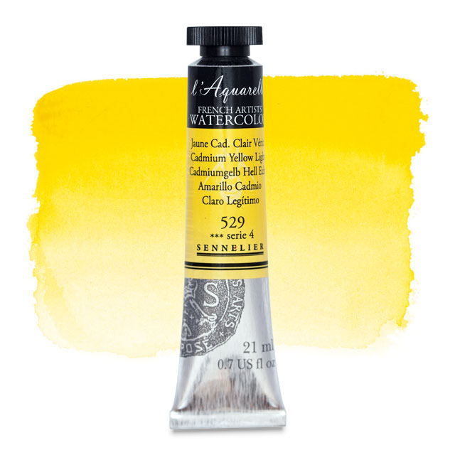 Artists' Watercolor, Cadmium Yellow Light, 21 ml.