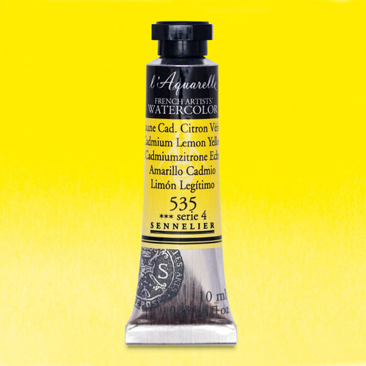 Artists' Watercolor, Cadmium Lemon Yellow, 10 ml.