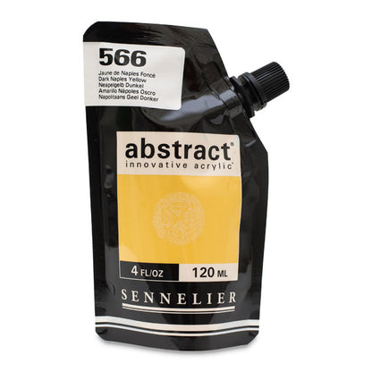 Abstract Acrylic, Dark Naples Yellow, 120 ml.