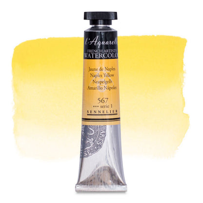 Artists' Watercolor, Naples Yellow, 21 ml.