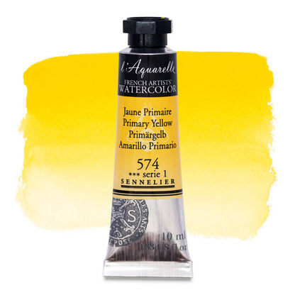 Artists' Watercolor, Primary Yellow, 10 ml.