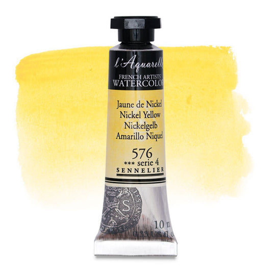 Artists' Watercolor, Nickel Yellow, 10 ml.