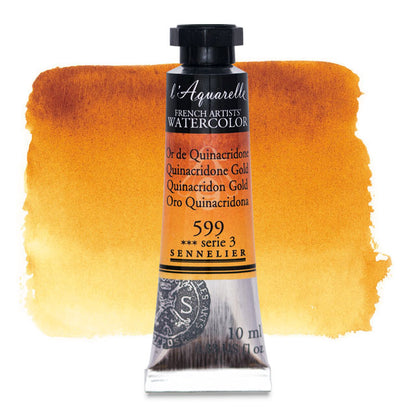 Artists' Watercolor, Quinacridone Gold, 10 ml.