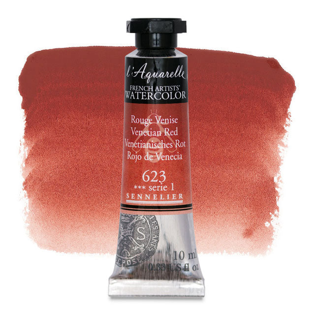 Artists' Watercolor, Venetian Red, 10 ml.