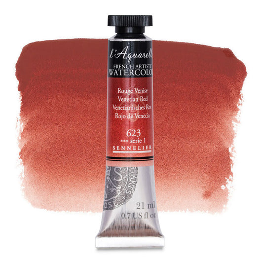 Artists' Watercolor, Venetian Red, 21 ml.