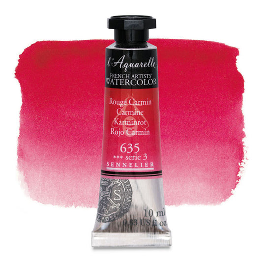 Artists' Watercolor, Carmine, 10 ml.