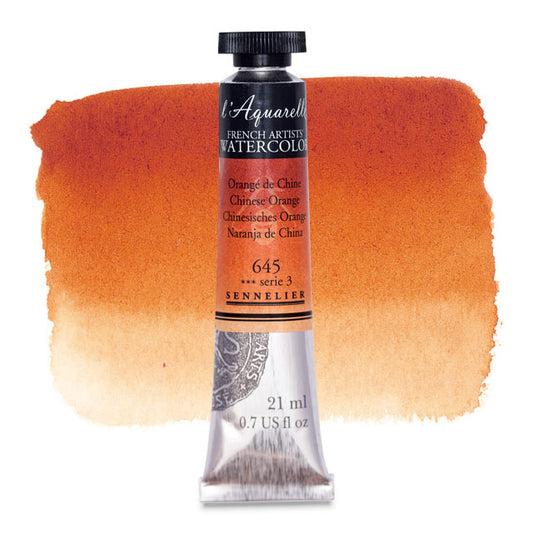 Artists' Watercolor, Chinese Orange, 21 ml.