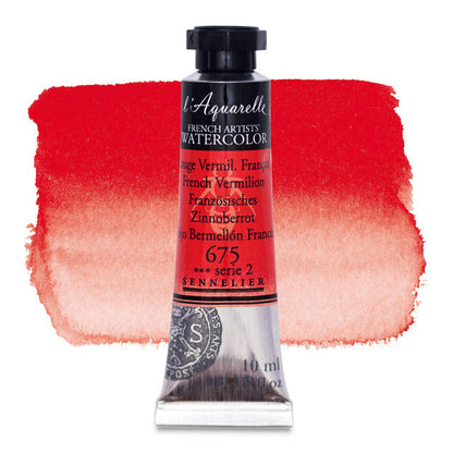 Artists' Watercolor, French Vermilion, 10 ml.