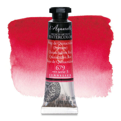 Artists' Watercolor, Quinacridone Red, 10 ml.