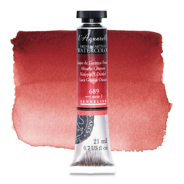 Artists' Watercolor, Alizarin Crimson, 21 ml.