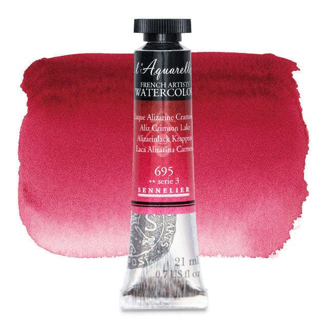 Artists' Watercolor, Alizarin Crimson Lake, 21 ml.