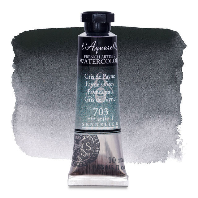 Artists' Watercolor, Payne's Grey, 10 ml.