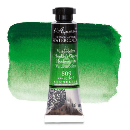 Artists' Watercolor, Hooker's Green, 10 ml.