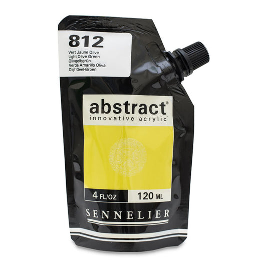 Abstract Acrylic, Light Olive Green, 120 ml.