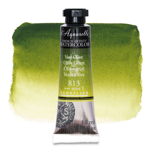 Artists' Watercolor, Olive Green, 10 ml.